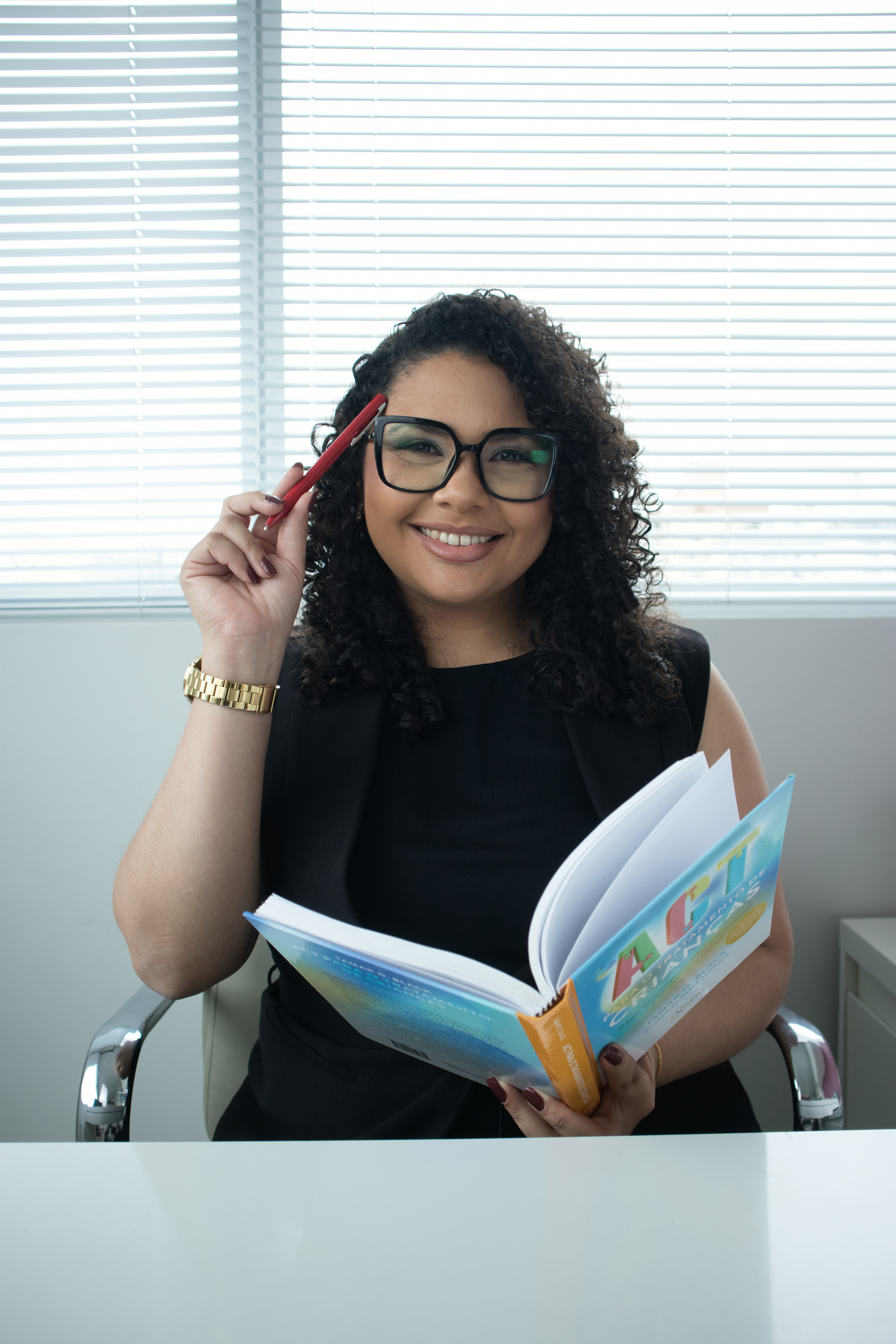 Vanessa Siqueira em atendimento